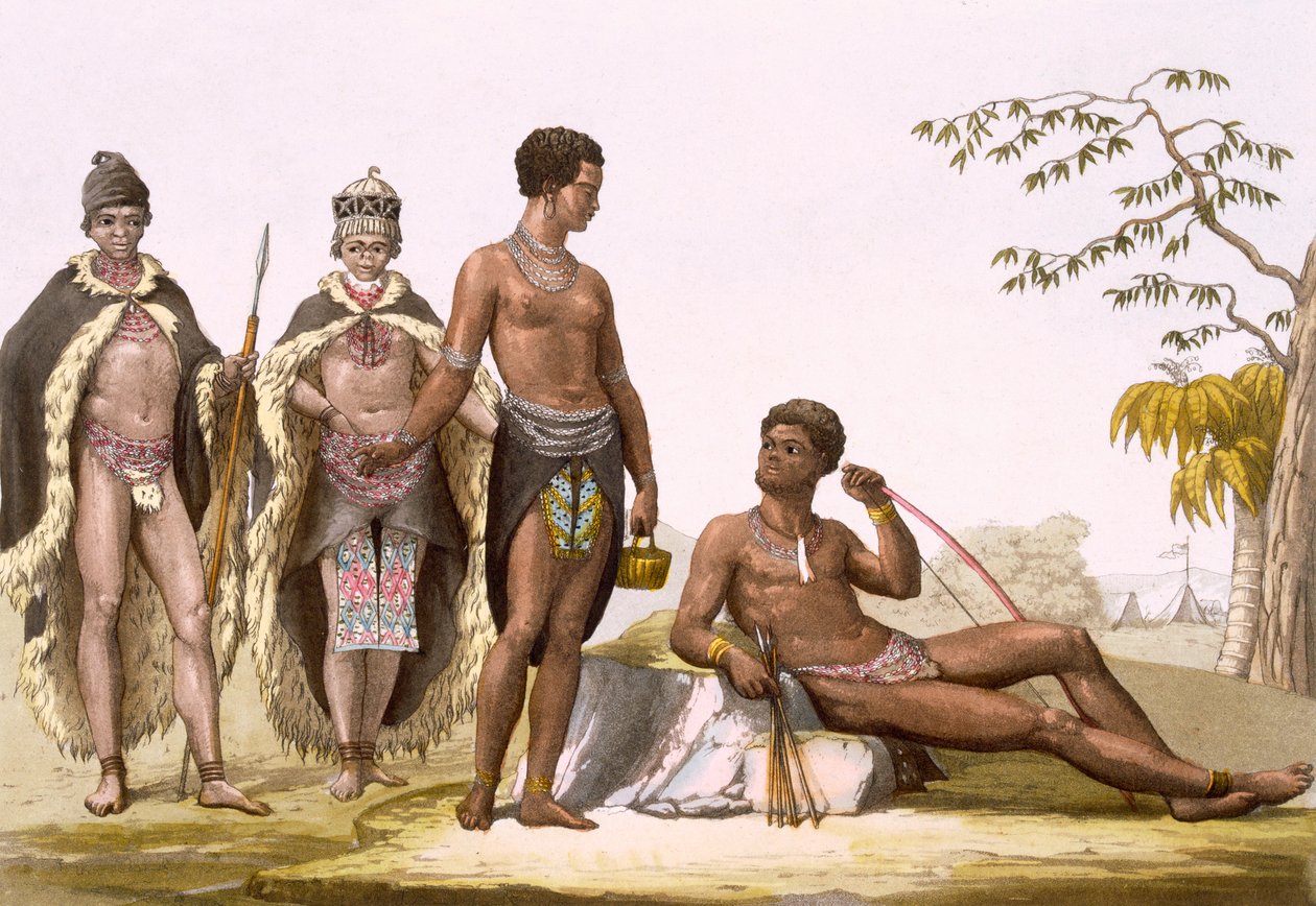 Band II Gonqui Hottentotten vom Kap, ca. 1820-1839 von Gallo Gallina