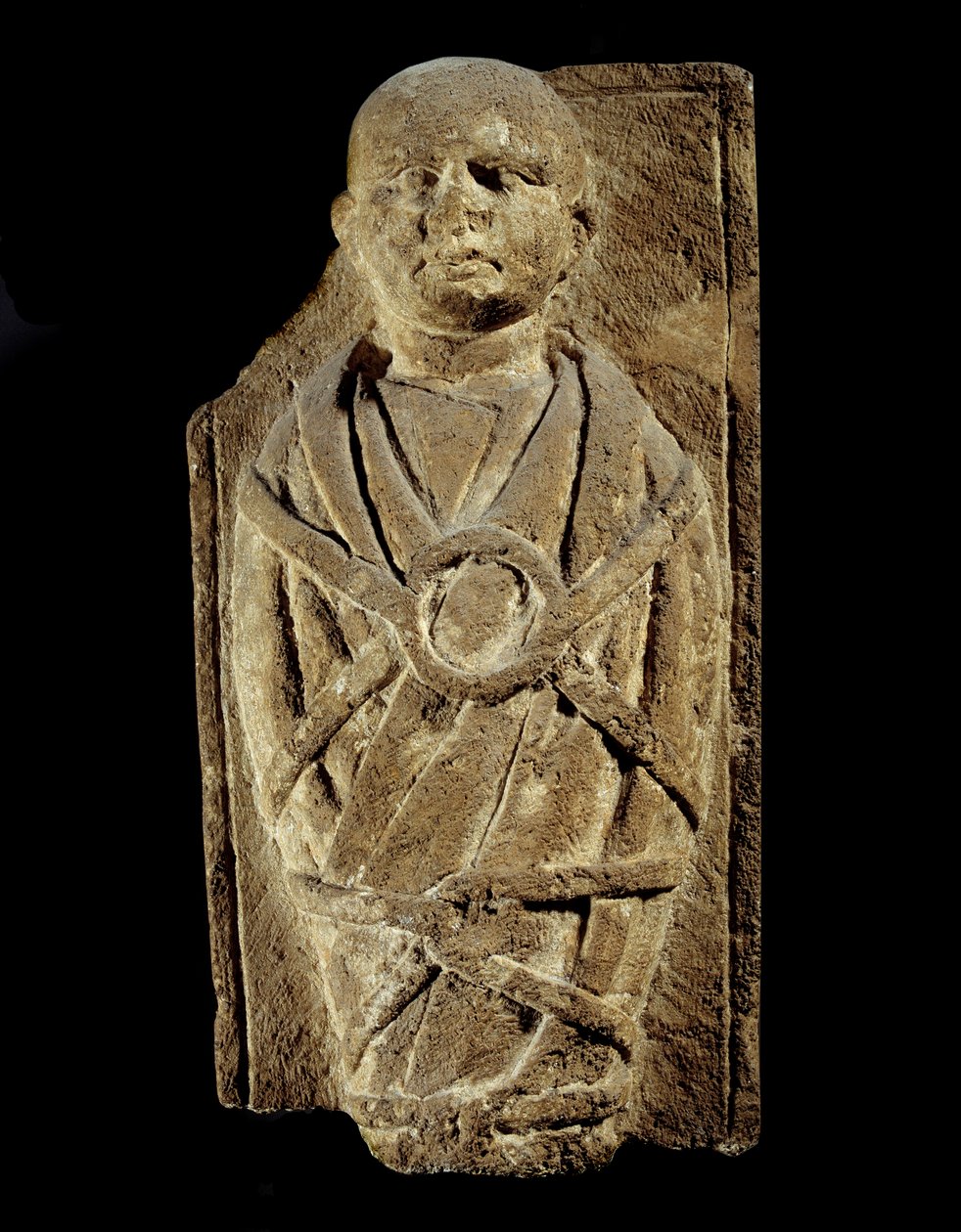 Gallorömische Kunst: Ex-Voto, Darstellung eines eingewickelten Kindes von Gallo Roman Gallo Roman