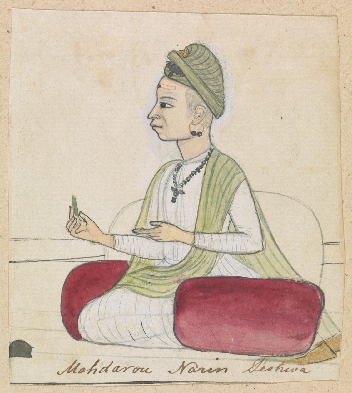 Mahdorou Narin Peshwa von Gangaram Chintaman Tambat