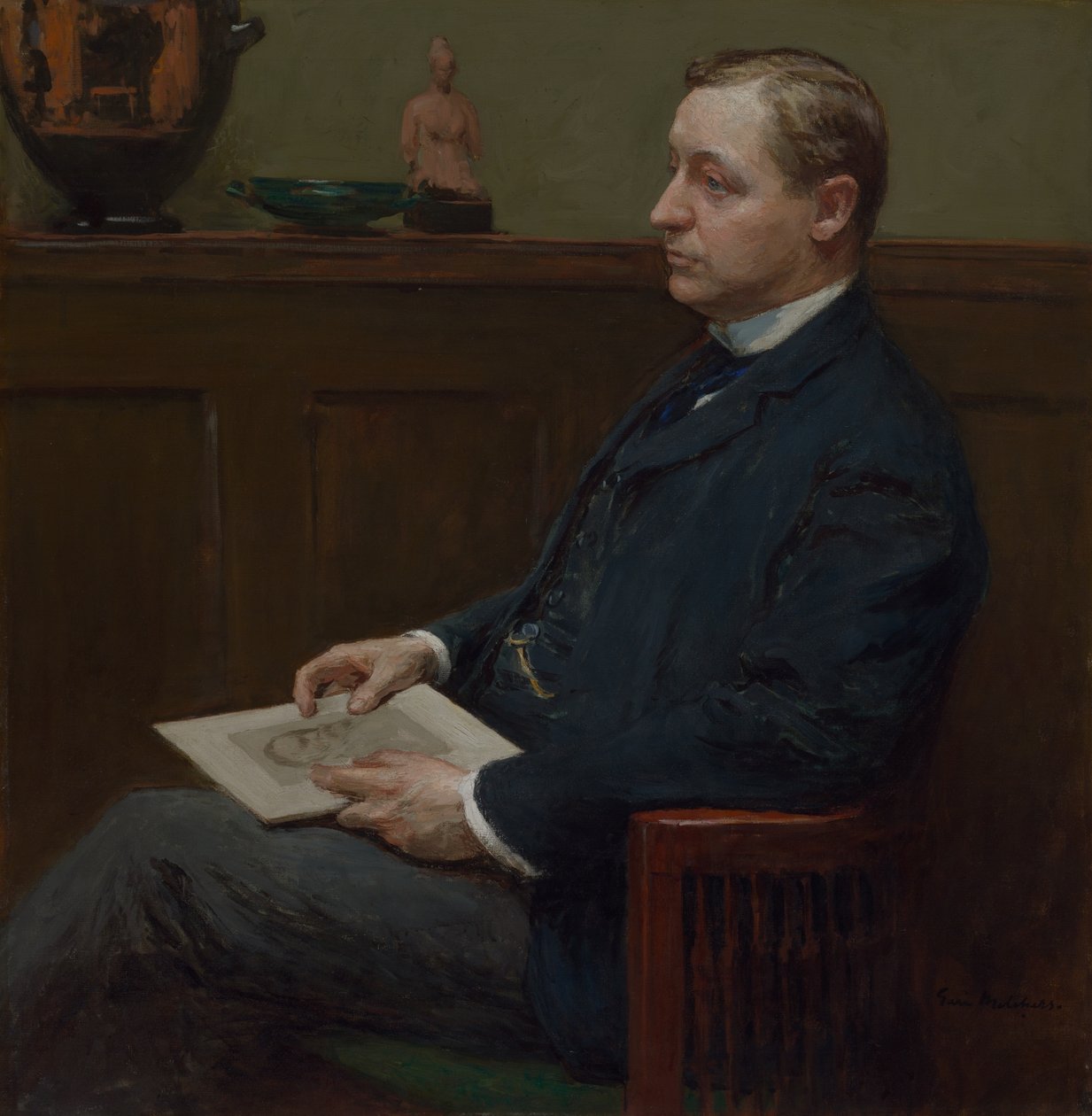Porträt von Charles Lawrence Hutchinson, ca. 1902 von Gari Melchers