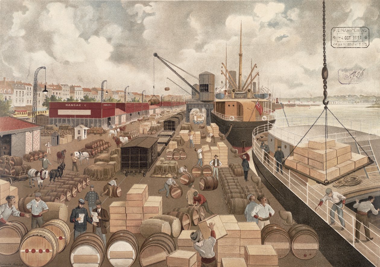 Der Hafen von Bordeaux von Garrouste Harribey Garrouste Harribey