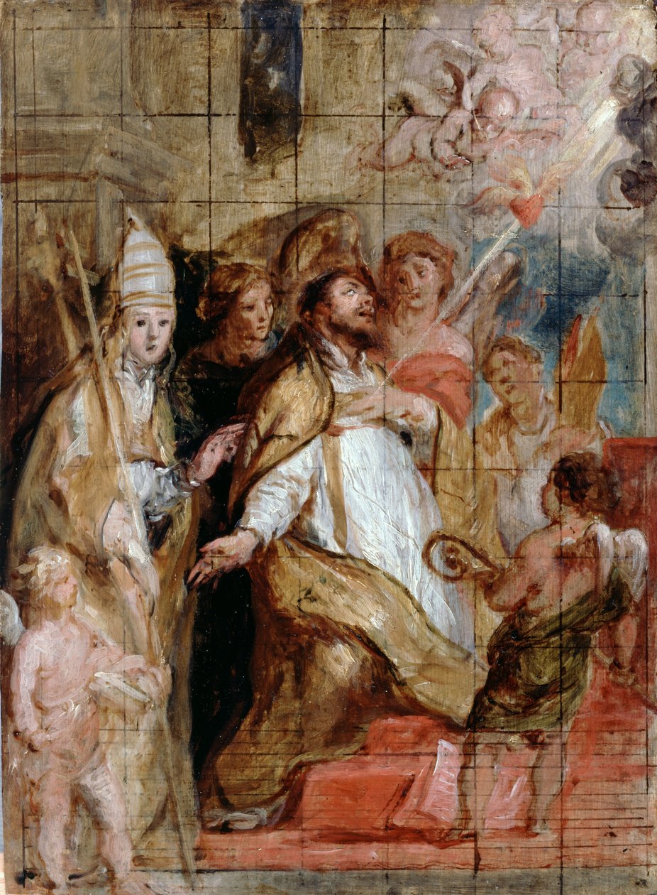 Der heilige Augustinus in Ekstase von Gaspar De Crayer
