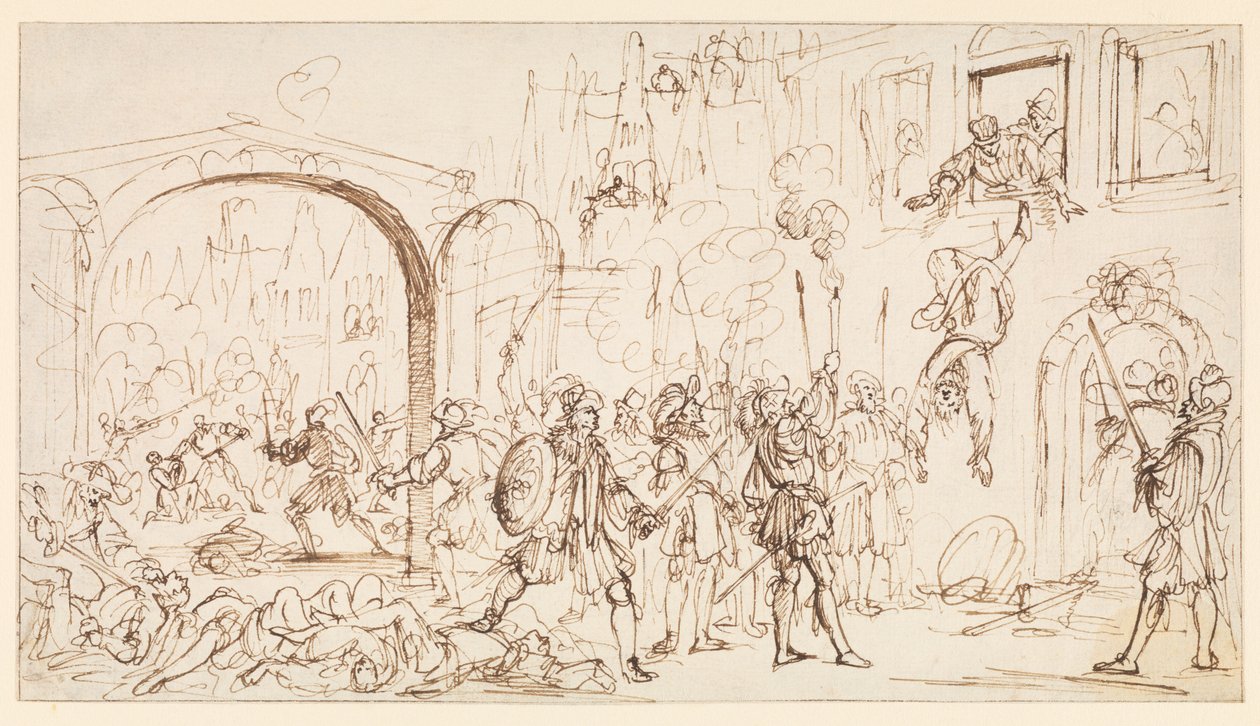Bartholomäusnacht von Gaspar Bouttats
