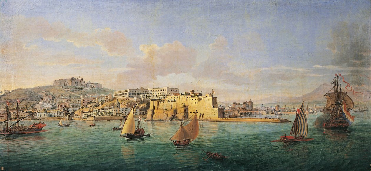 Ansicht des Golfs von Neapel (Malerei) von Gaspar van Wittel