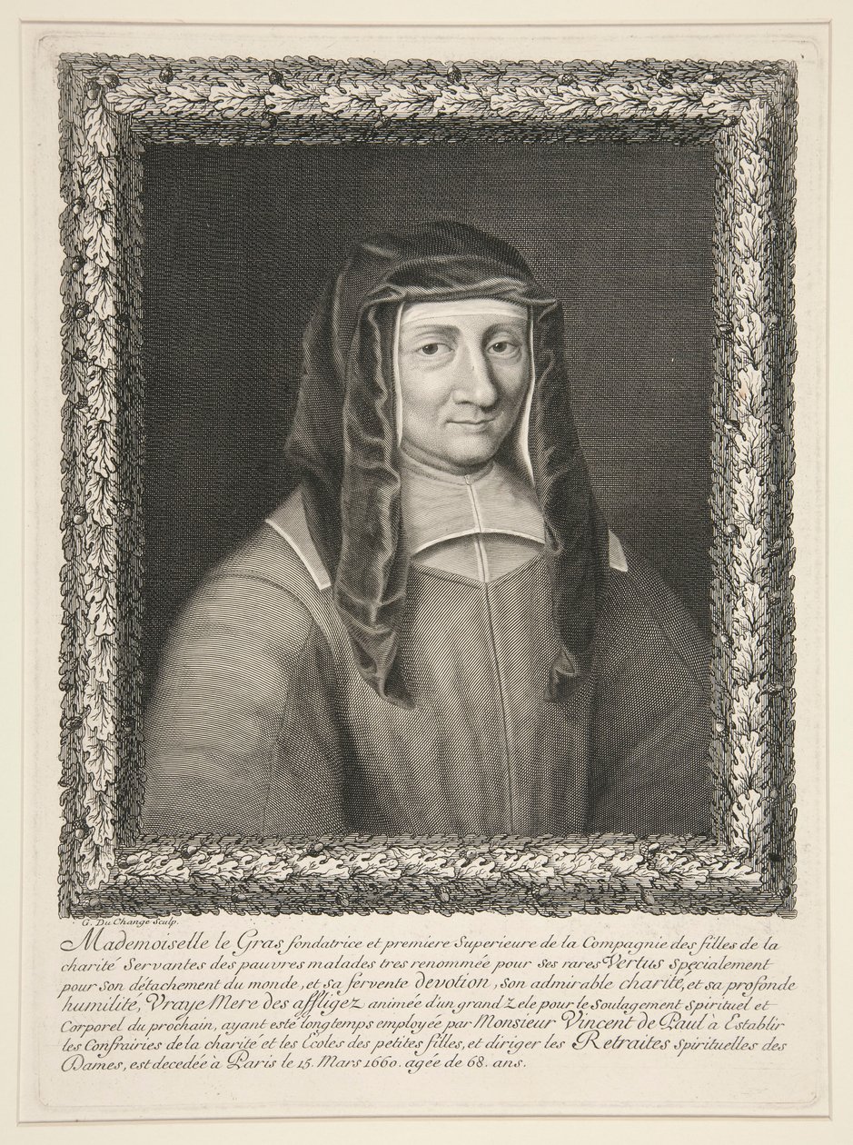 Mme. Louise LeGras, geb. de Marillac von Gaspard Duchange