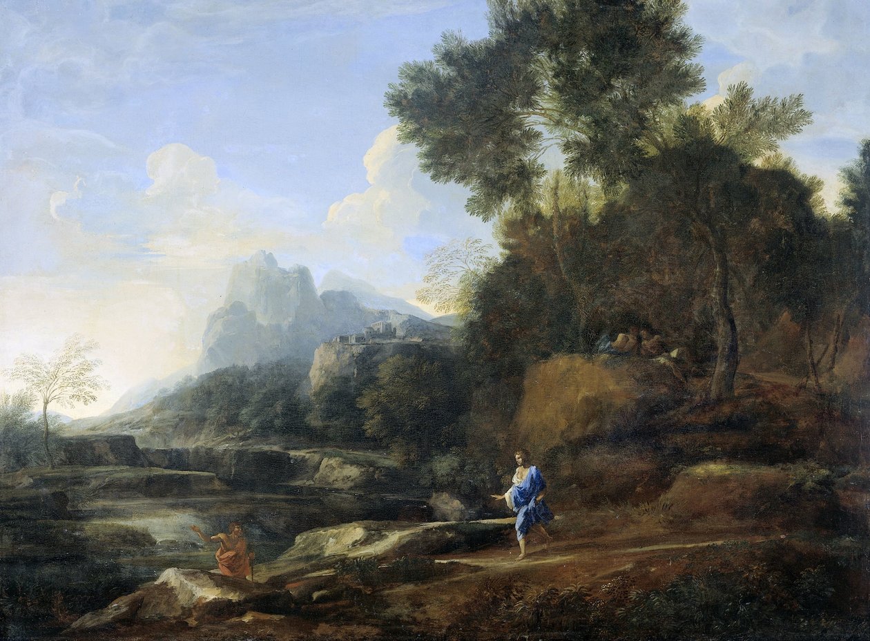 Italienische Landschaft von Gaspard Dughet