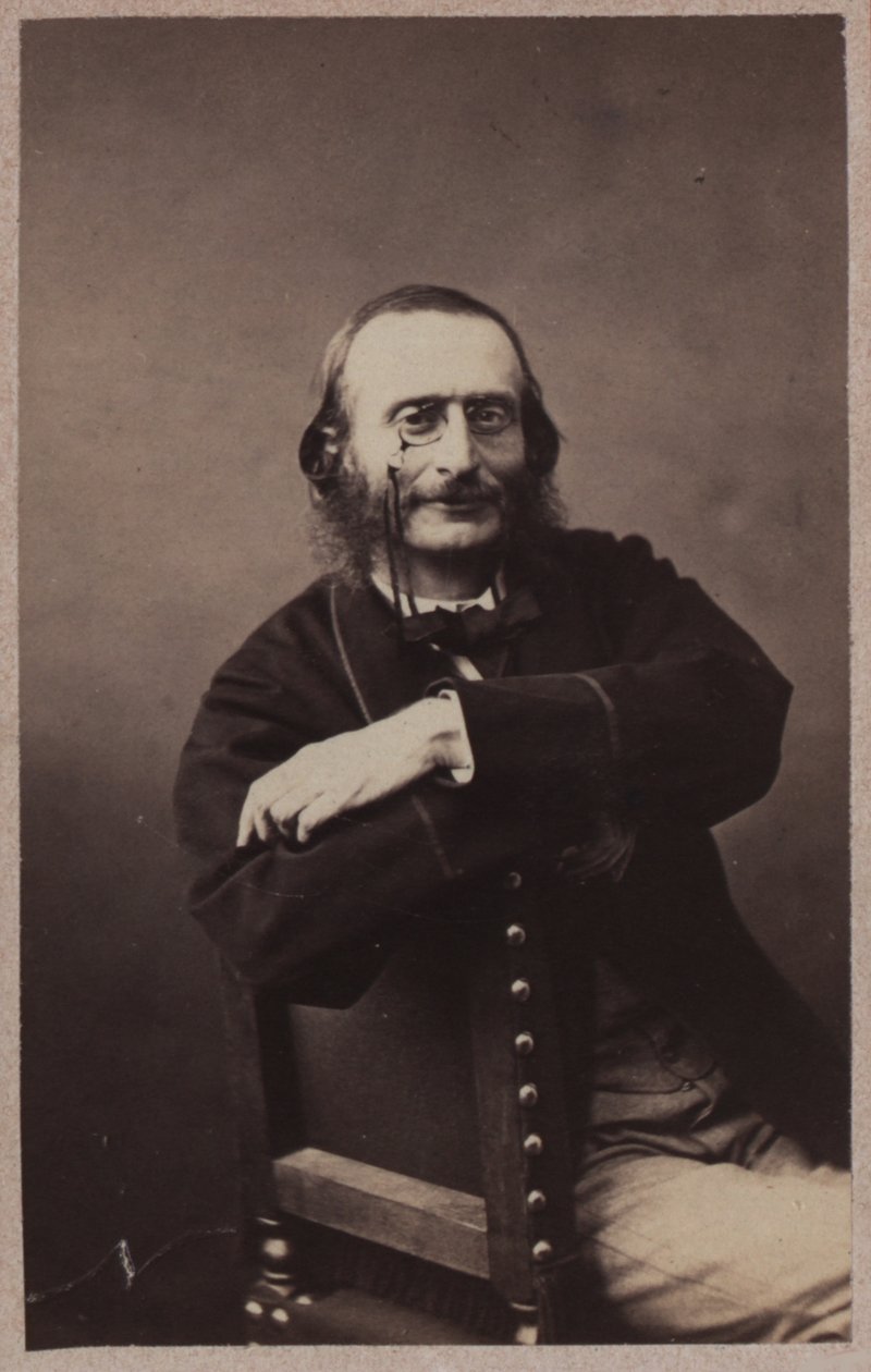 Porträt von Jacques Offenbach 1819-1880 von Gaspard Félix Nadar