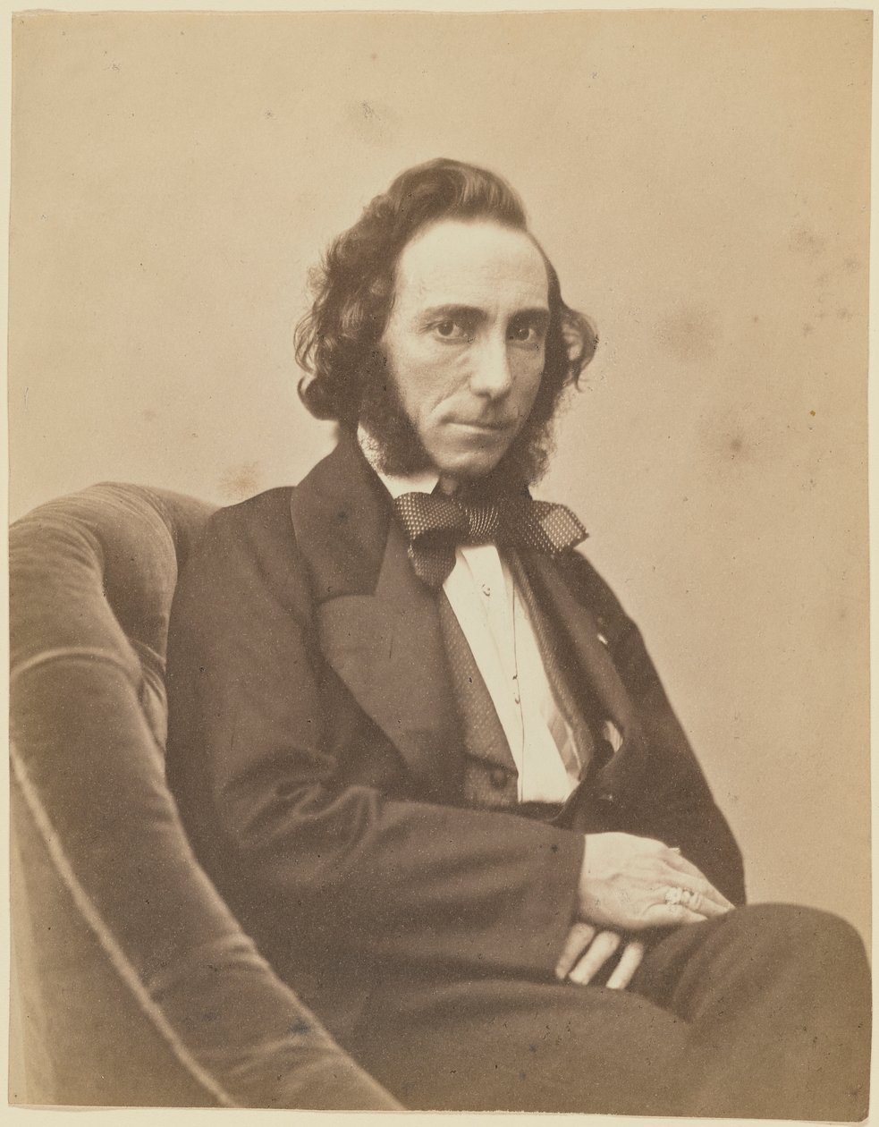 Porträt des Geigers und Komponisten Ernesto Camillo Sivori 1815-1894, 1854-1855 von Gaspard Félix Nadar