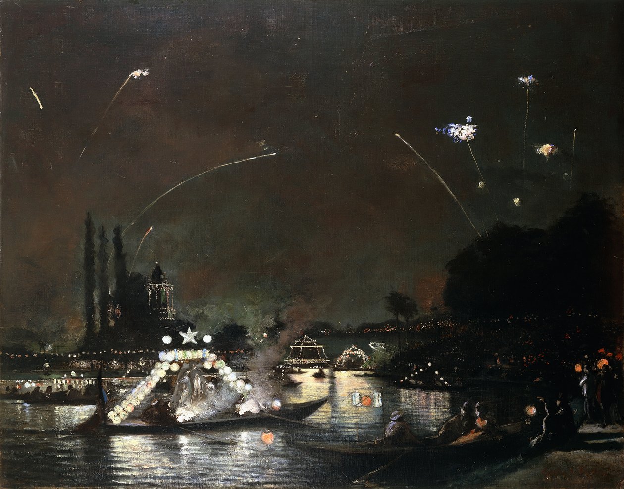 Paris in der Nacht des 14. Juli von Gaston de Latouche