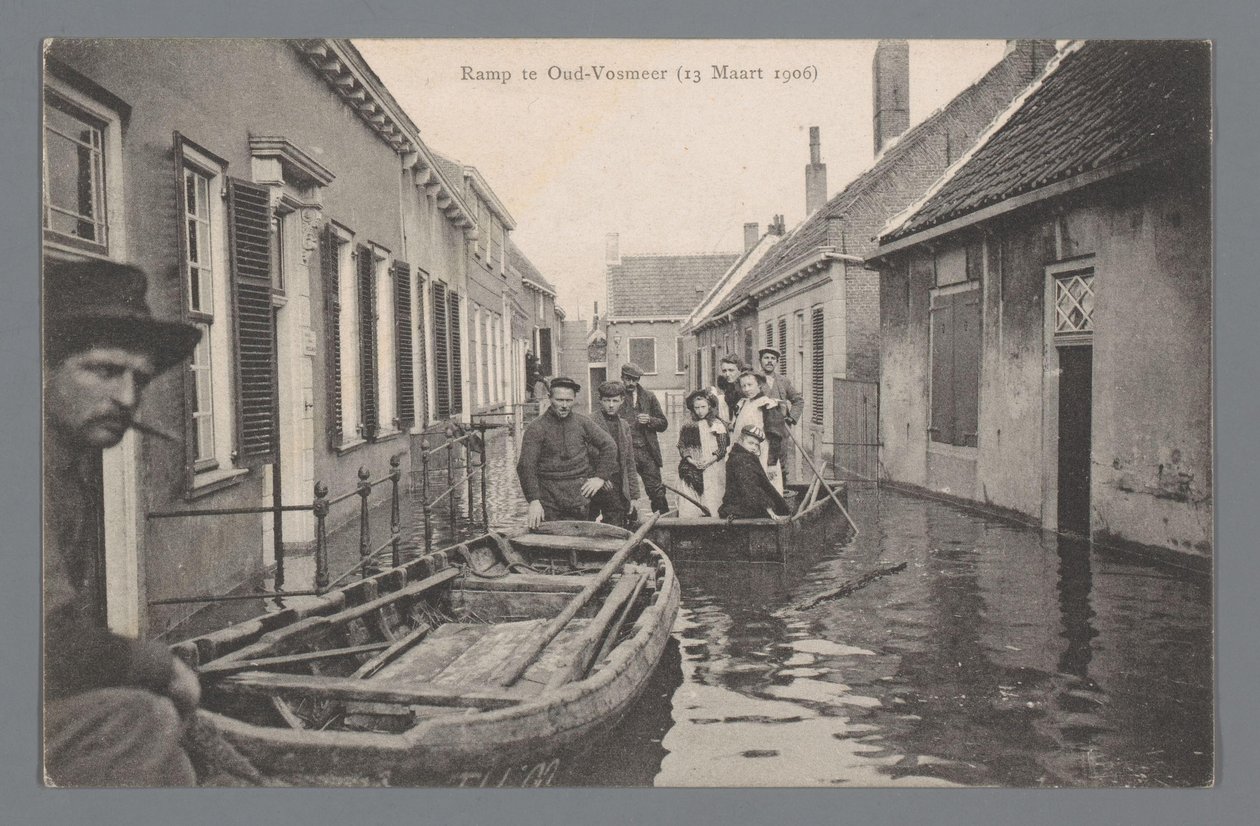 Katastrophe in Oud-Vossemeer am 13. März 1906 von Gebroeders van Straaten