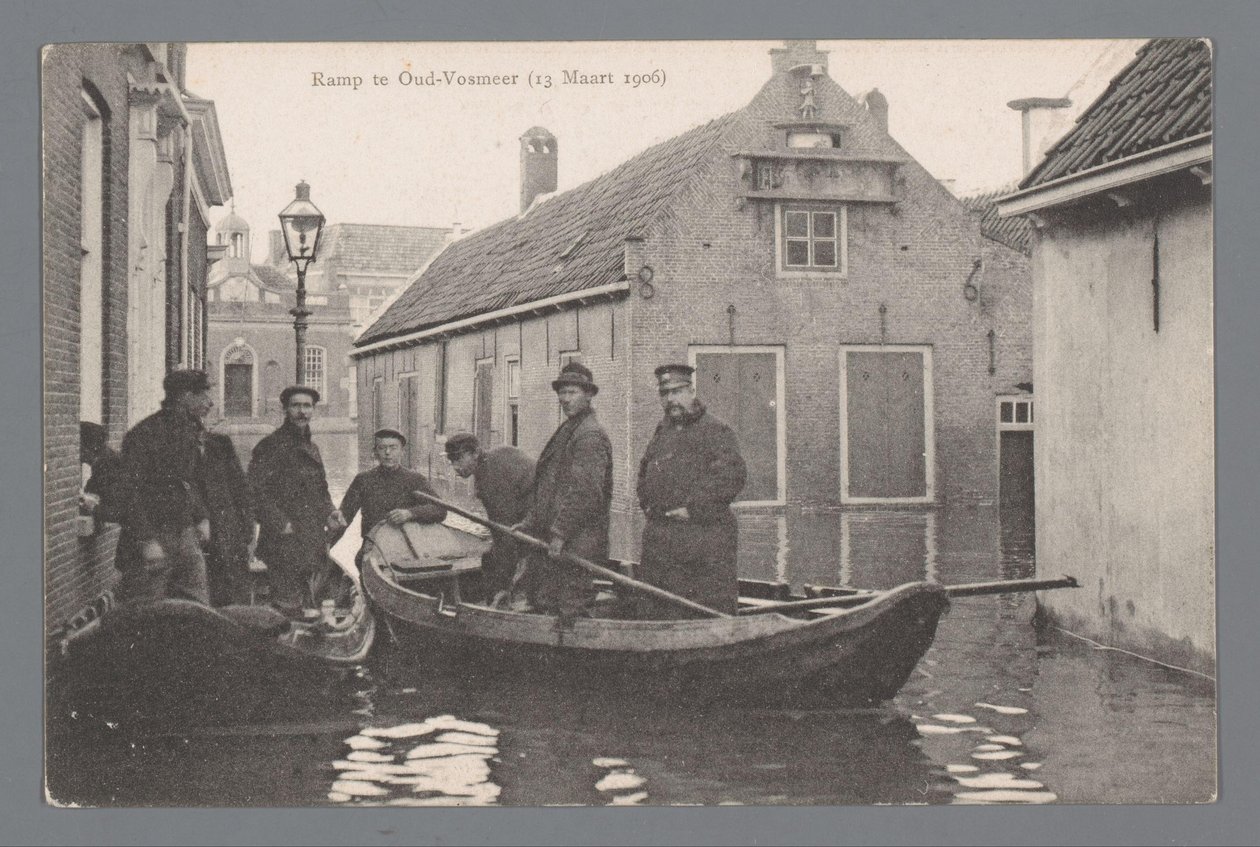 Katastrophe in Oud-Vossemeer am 13. März 1906 von Gebroeders van Straaten