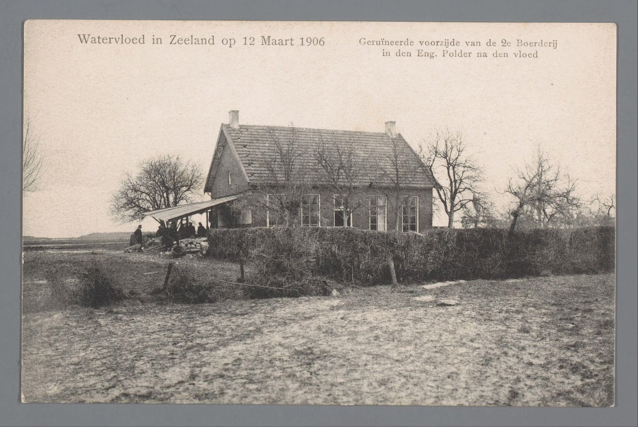 Überschwemmung in Zeeland am 12. März 1906 von Gebroeders van Straaten