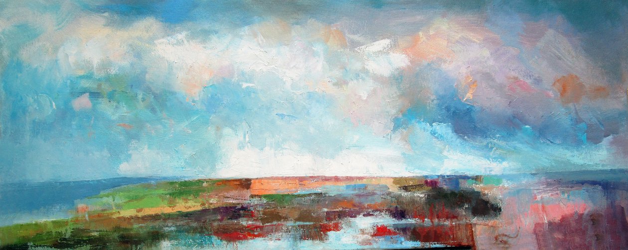 Abstrakte Landschaft (Bretagne) von Geert Bordich
