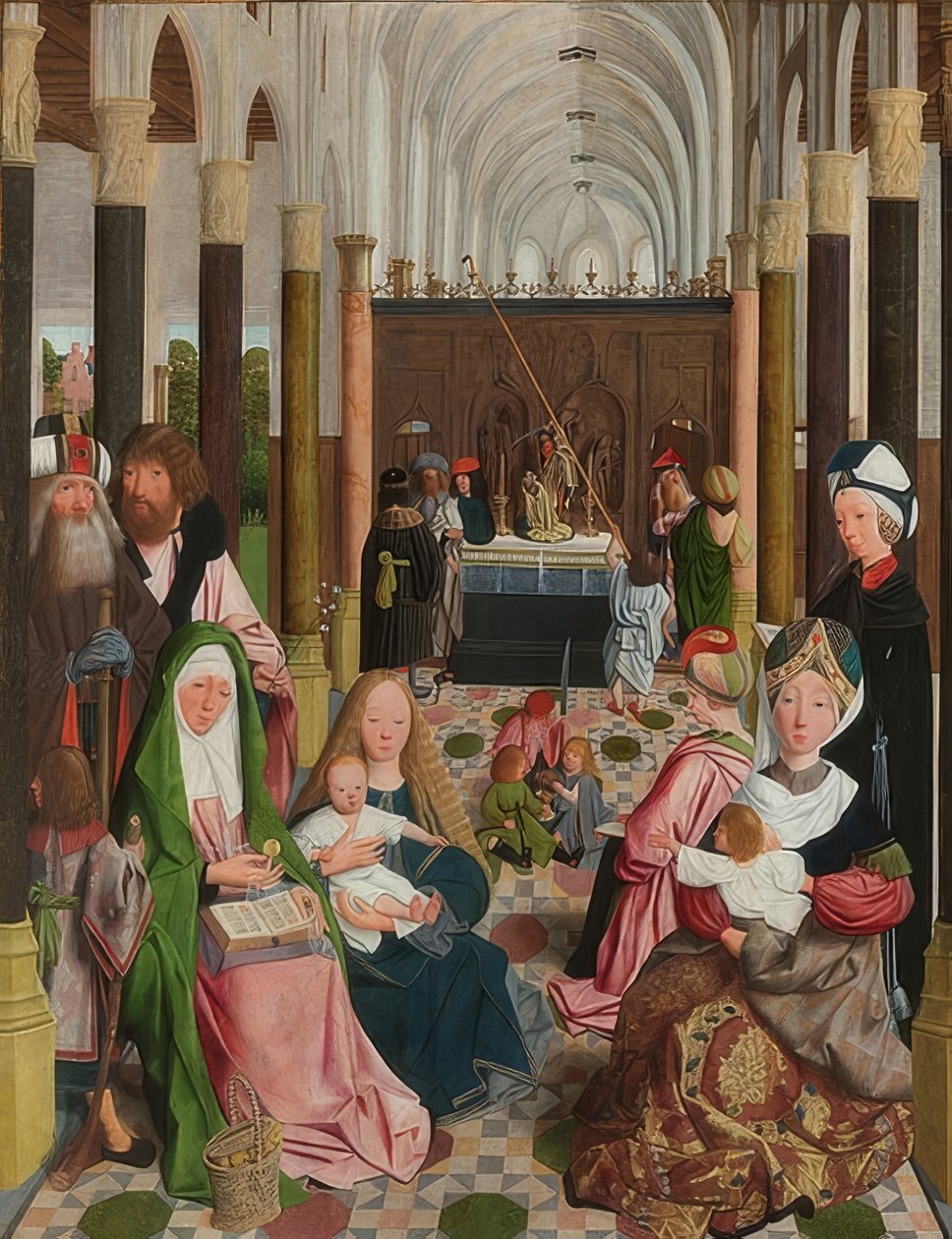 Die heilige Verwandtschaft von Geertgen Tot sint Jans
