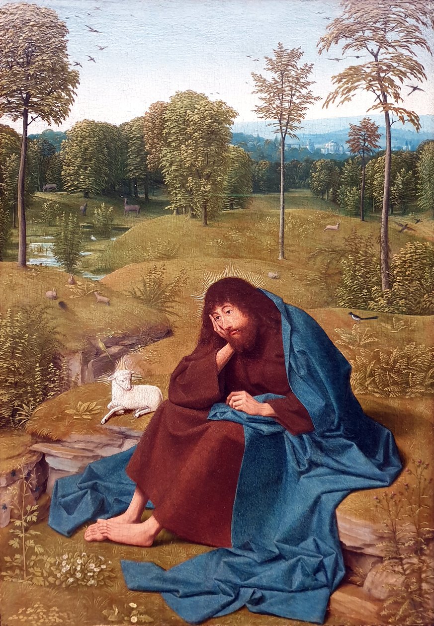 Johannes der Täufer in der Wildnis von Geertgen Tot sint Jans