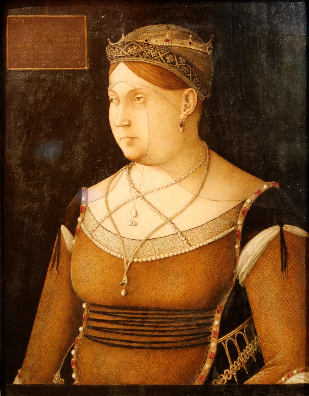 Königin von Zypern, Catarina Cornaro von Gentile Bellini