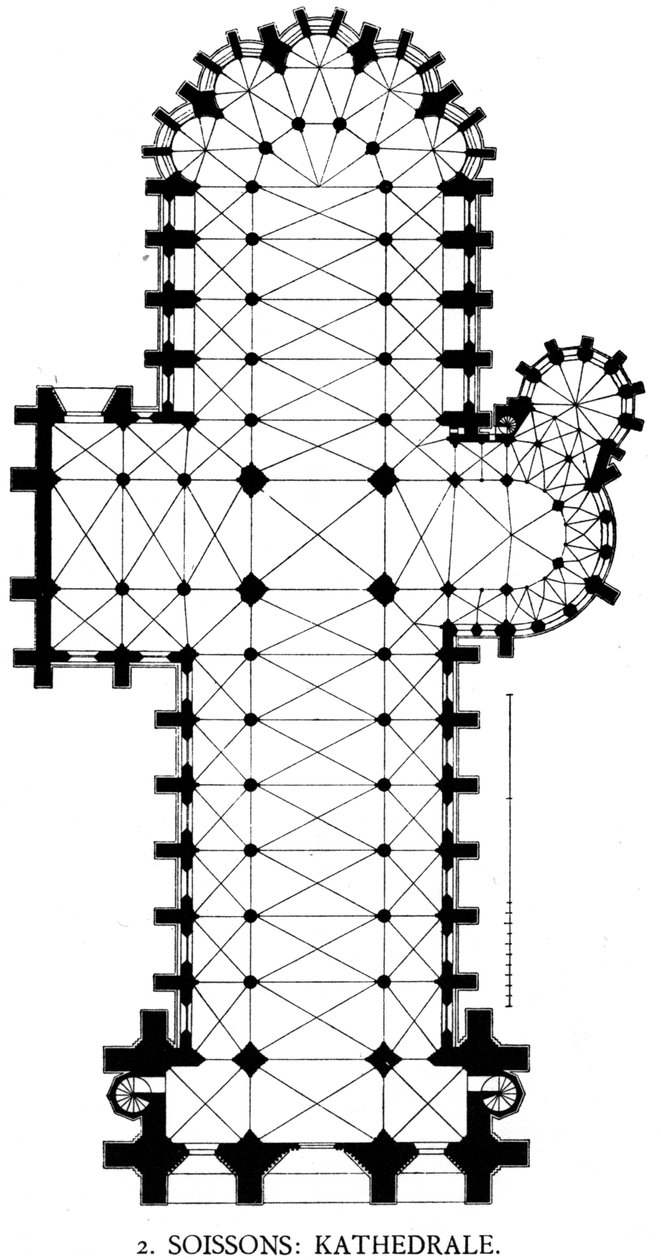 Kathedrale von Soissons von Georg Dehio, Gustav von Bezold