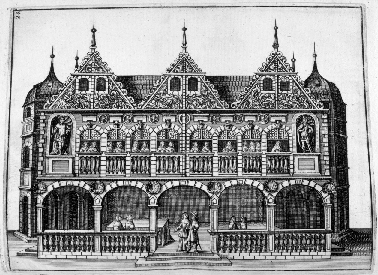 Schlossdesign, 1664 von Georg Andreas Bockler