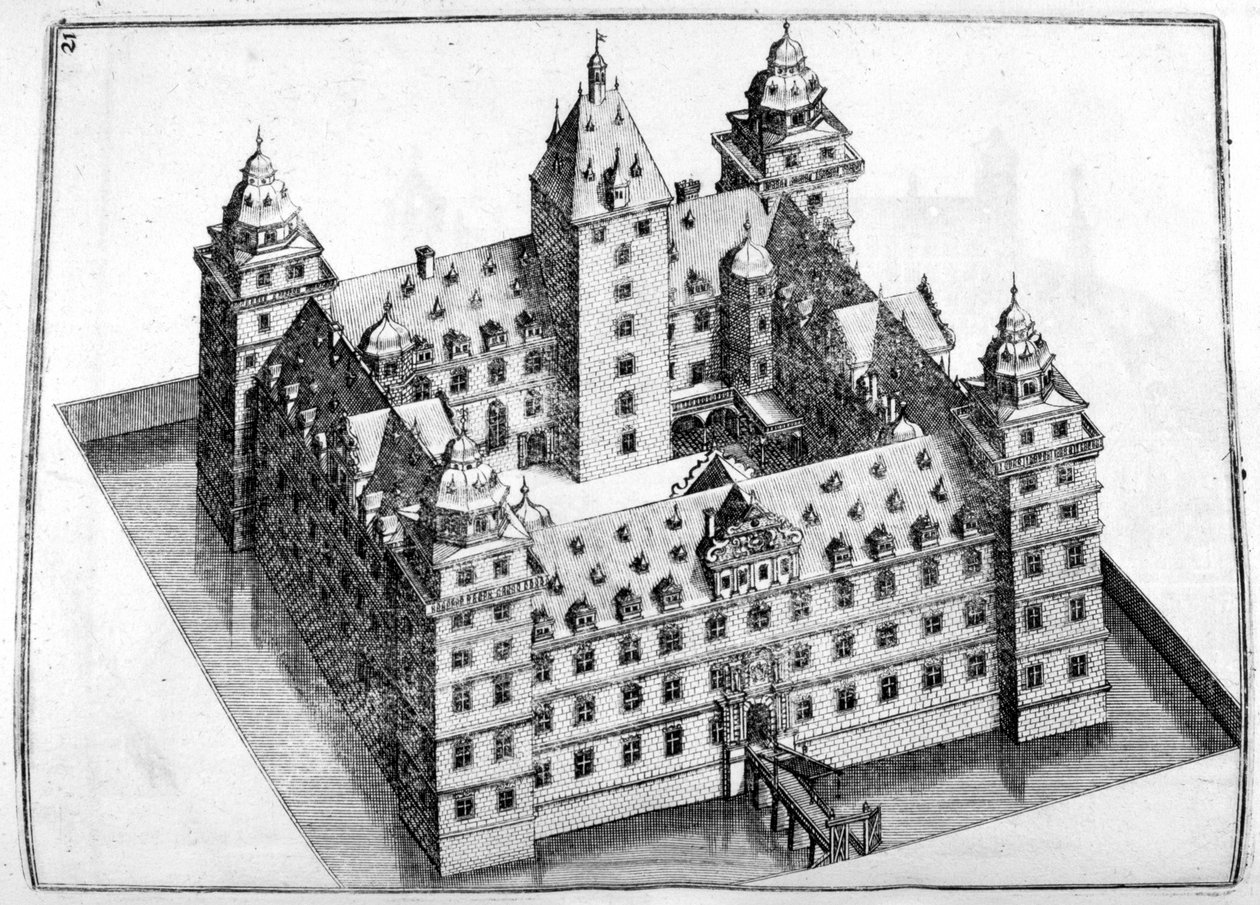 Schlossdesign, 1664 von Georg Andreas Bockler