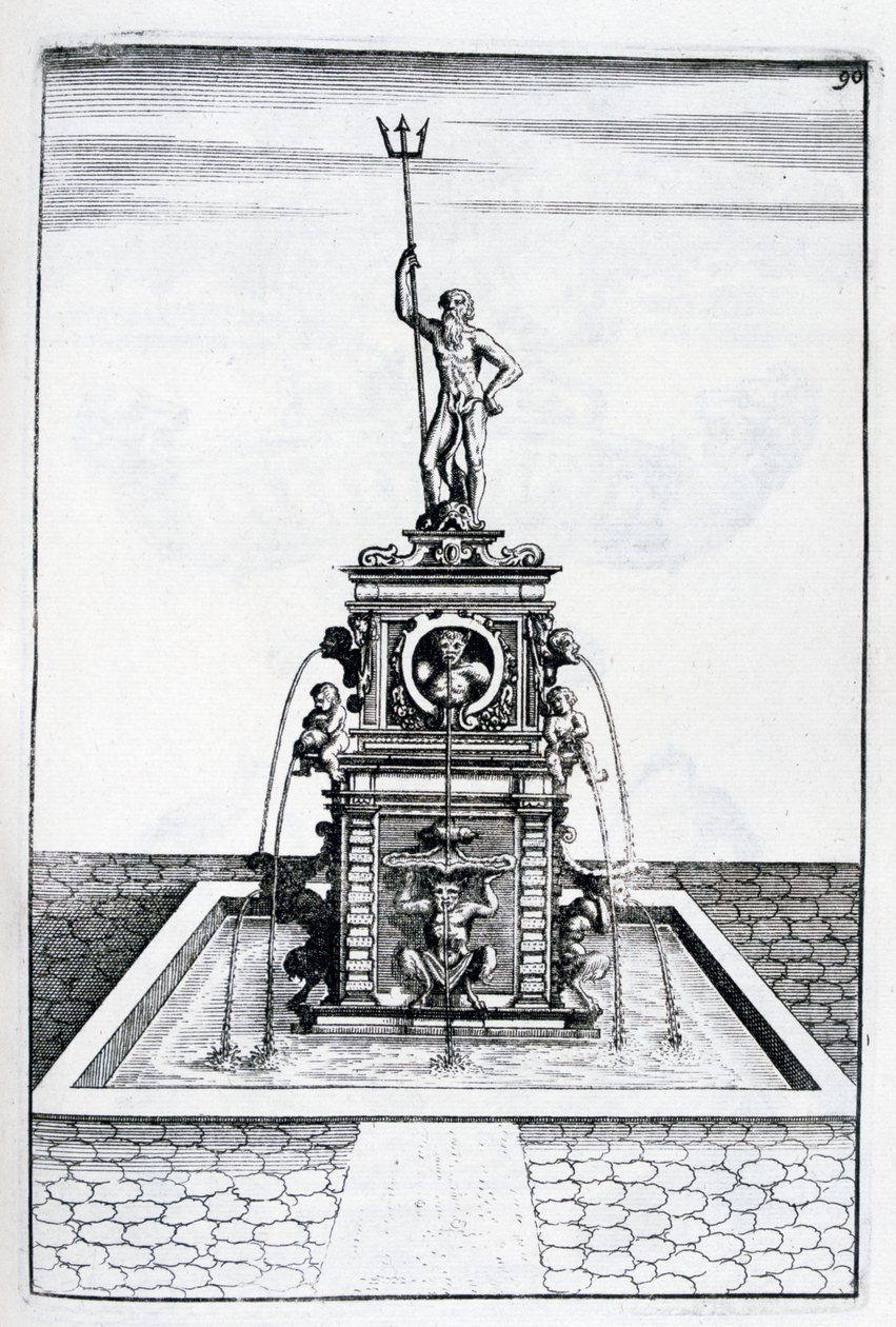 Brunnenentwurf, 1664 von Georg Andreas Bockler