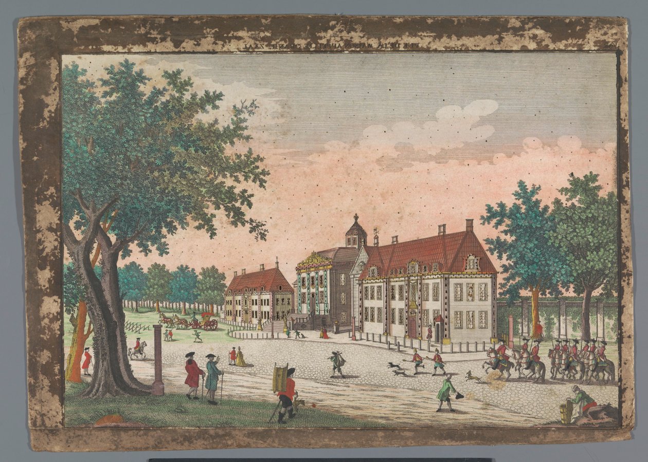 Blick auf den Palast Huis ten Bosch in Den Haag von Georg Balthasar Probst