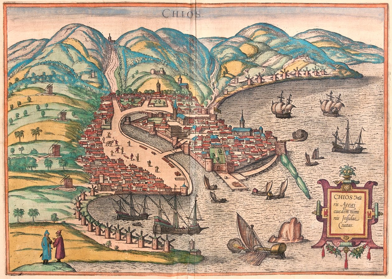 Chios, Griechenland - in 