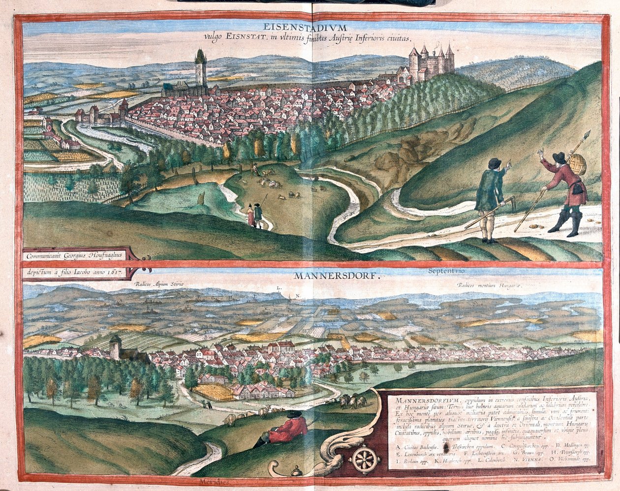 Eisenstadt, Deutschland - Mannersdorf, Österreich - in 