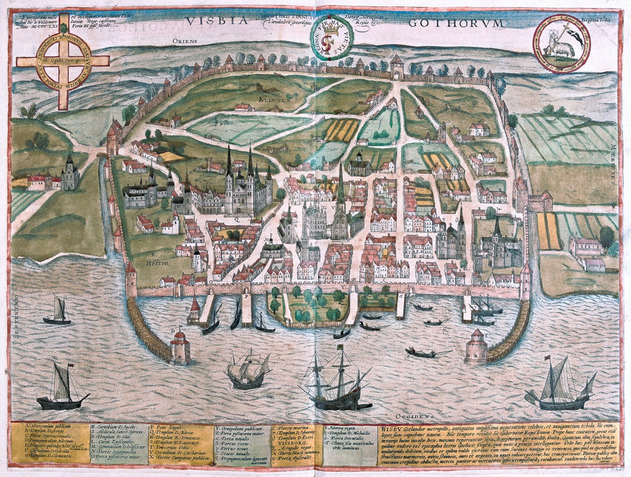 Visby, Gotland-Insel, Schweden - in 