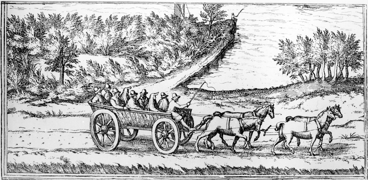 kutsche-mit-passagieren-in-frankreich-detail-einer-karte-ende-des-16
