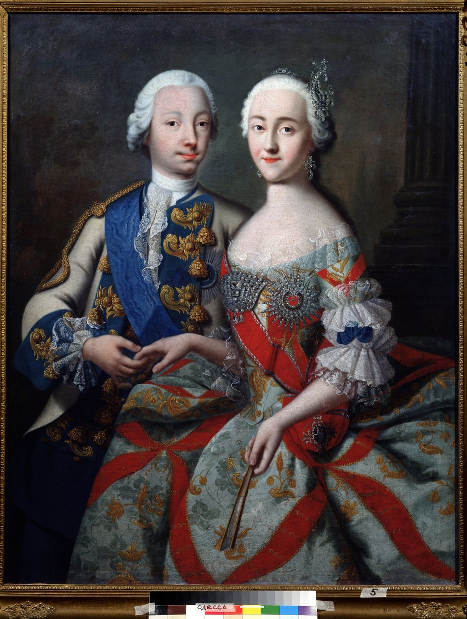 Porträt des Großfürsten Pjotr Fjodorowitsch (der später Peter III. von Russland wird) von Georg Christoph Grooth