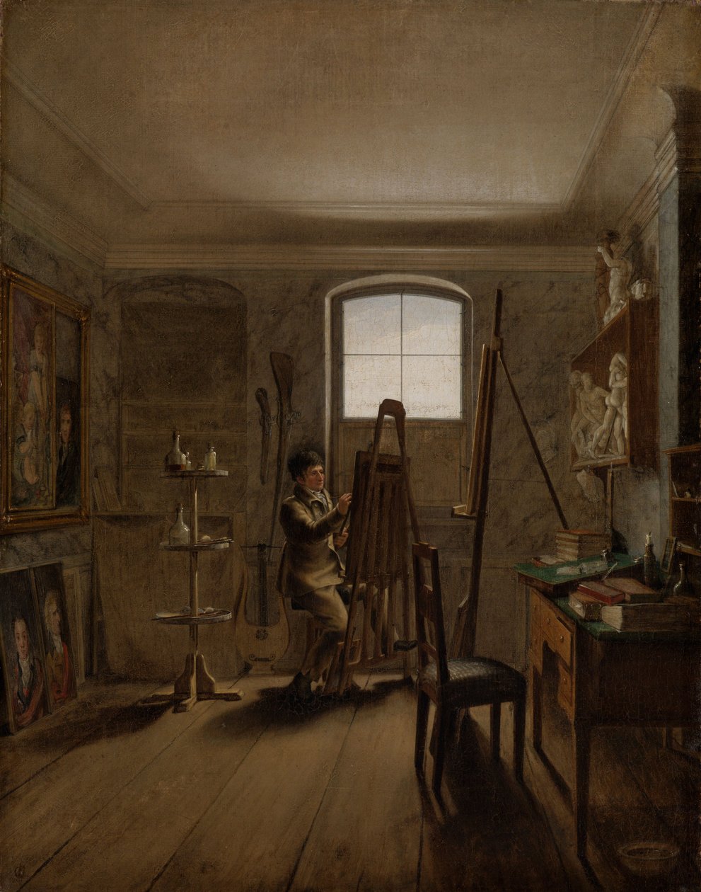 Der Maler Gerhard von Kügelgen in seinem Atelier von Georg Friedrich Kersting