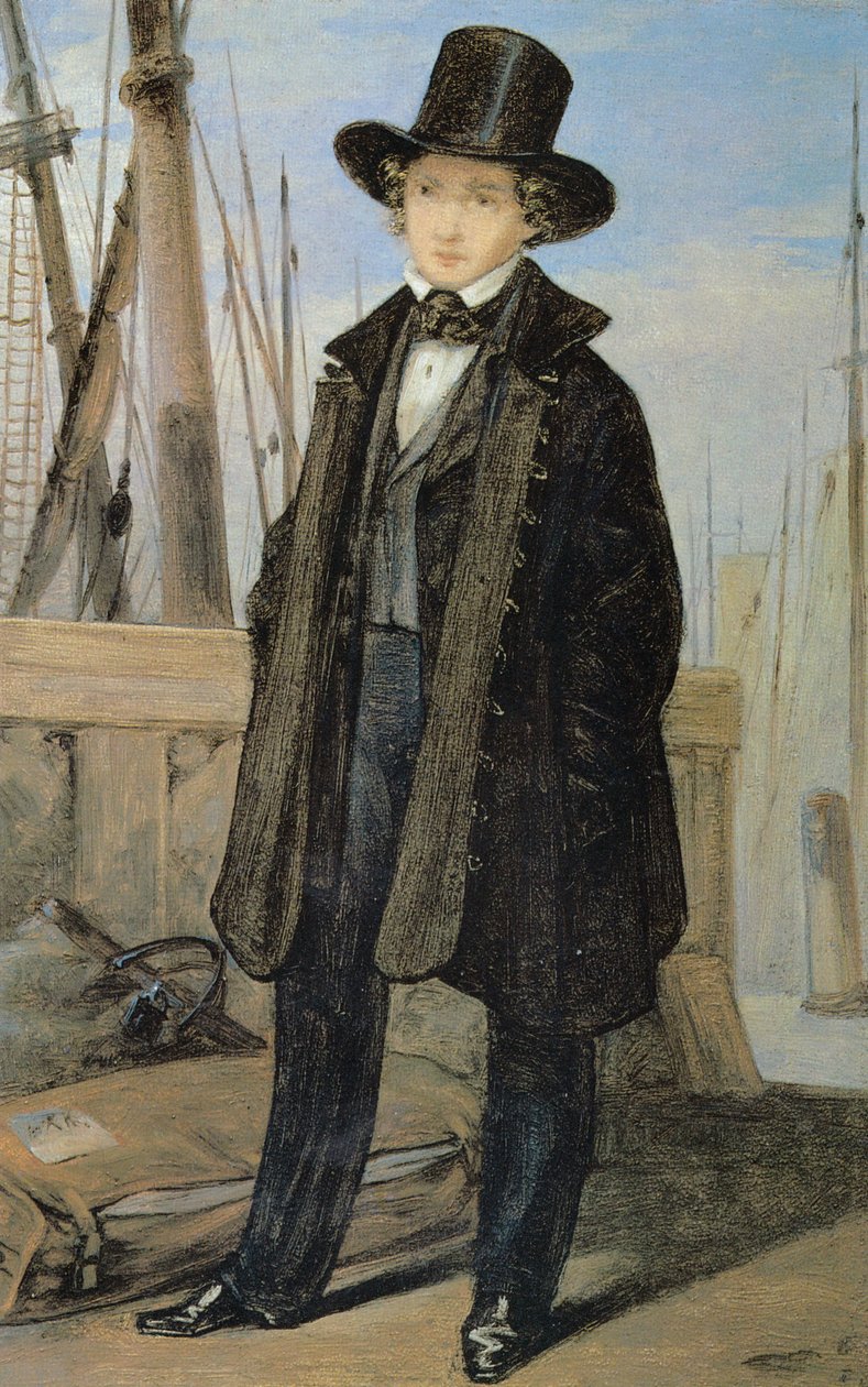 Richard Kersting vor seiner Abreise nach Riga von Georg Friedrich Kersting