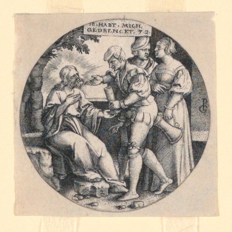 Christus im Garten von Georg Pencz