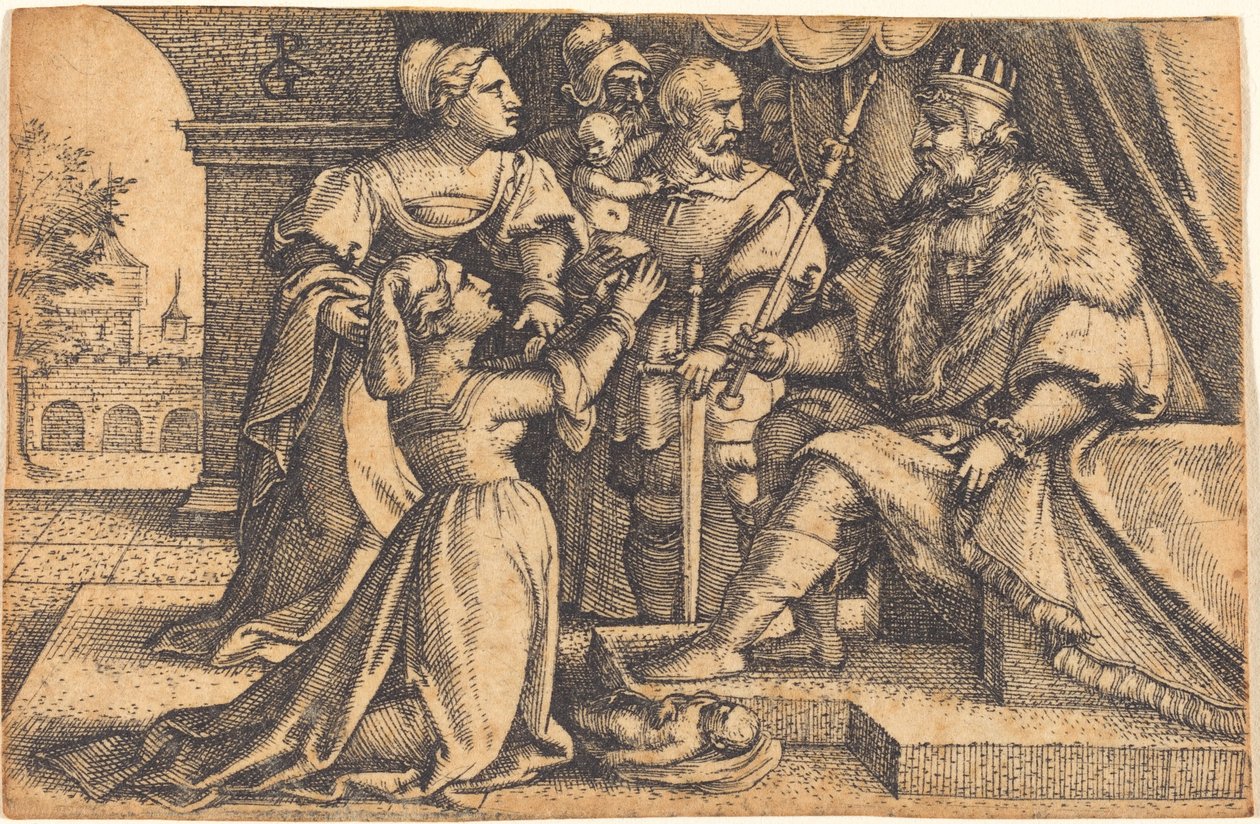 Das Urteil Salomos von Georg Pencz
