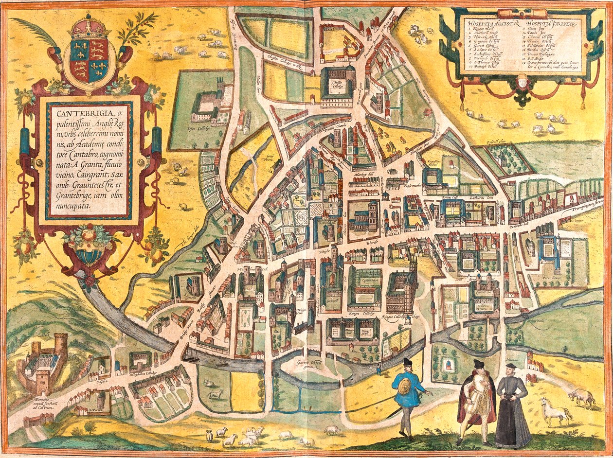 Cambridge, Großbritannien von Georg and Hogenberg Franz (1535 90) Braun