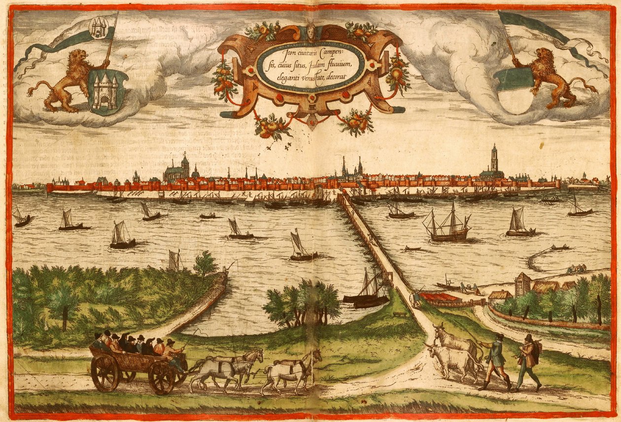 Kampan, Deutschland von Georg and Hogenberg Franz (1535 90) Braun