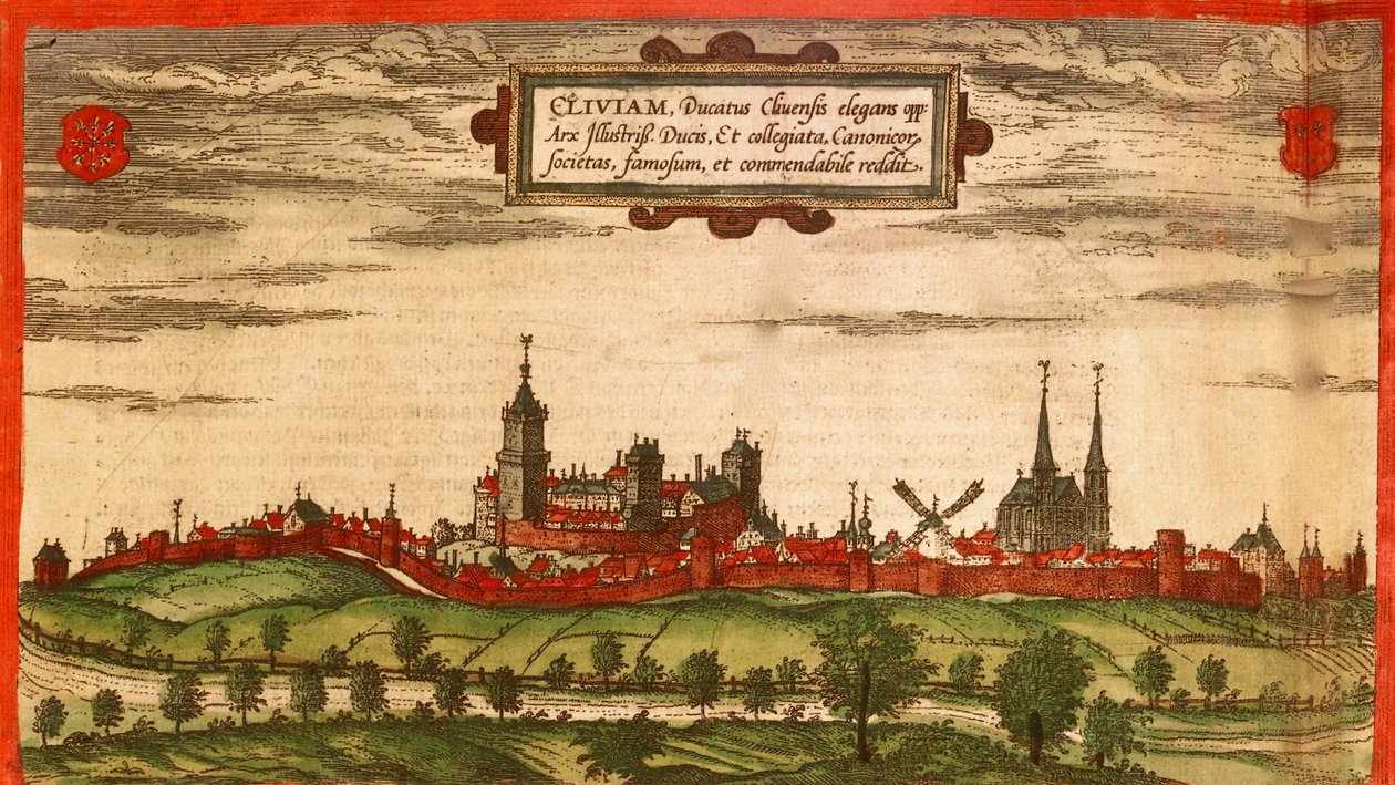 Kleve, Deutschland von Georg and Hogenberg Franz (1535 90) Braun