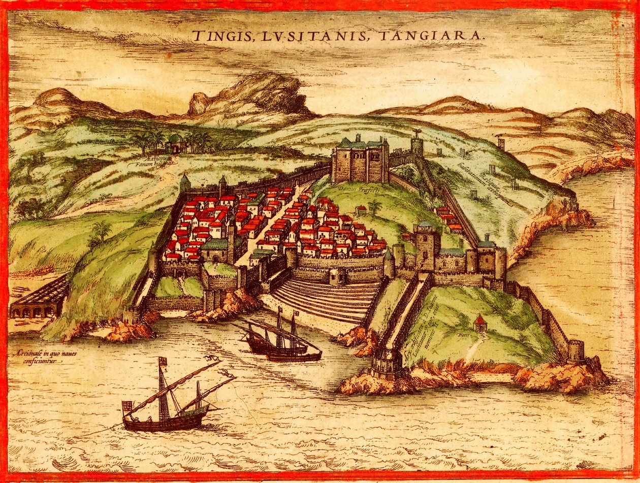 Tanger, Marokko von Georg and Hogenberg Franz (1535 90) Braun