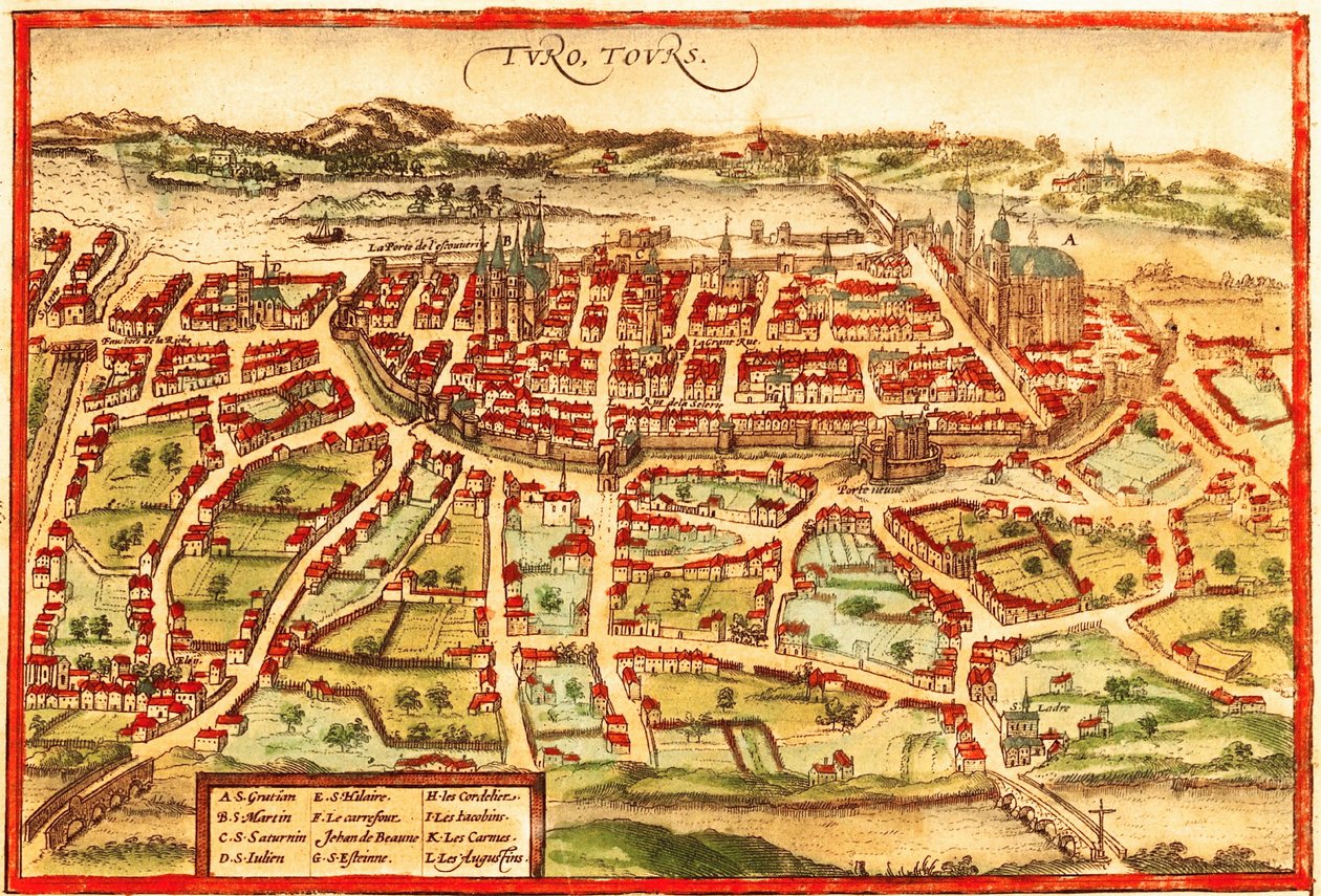 Toulon, Frankreich von Georg and Hogenberg Franz (1535 90) Braun
