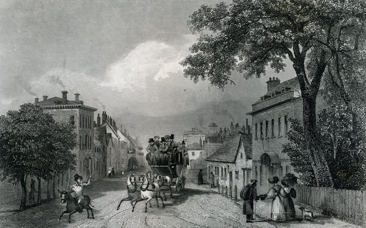 Witham, Essex, graviert von William Watkins, ca. 1832 von George Bryant Campion