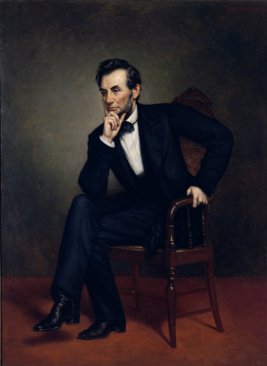 Porträt von Abraham Lincoln (1887) von George Peter Alexander Healy