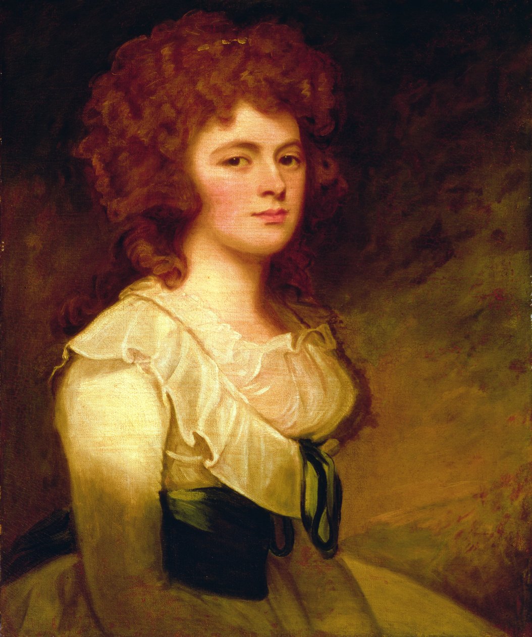 Porträt von Catherine Chichester von George Romney