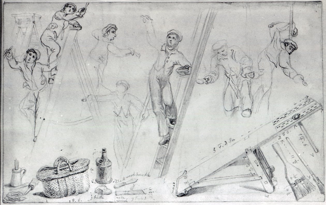 Illustration von Malerei und Dekoration von George Snr Scharf