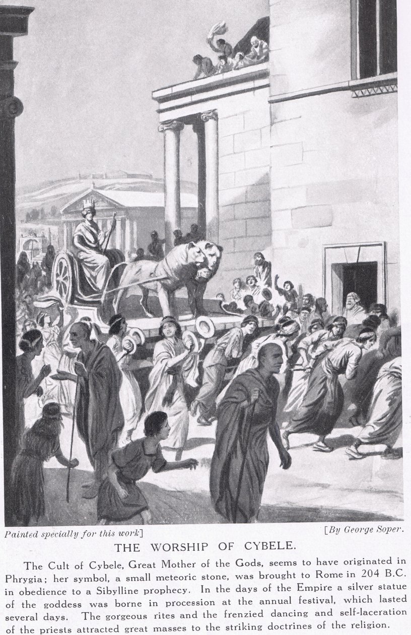 Die Verehrung der Kybele von George Soper