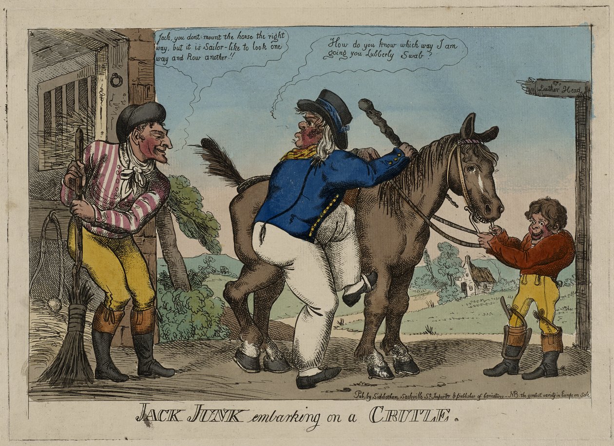JACK JUNK geht auf eine KREUZFAHRT von George (attr. to) Cruikshank