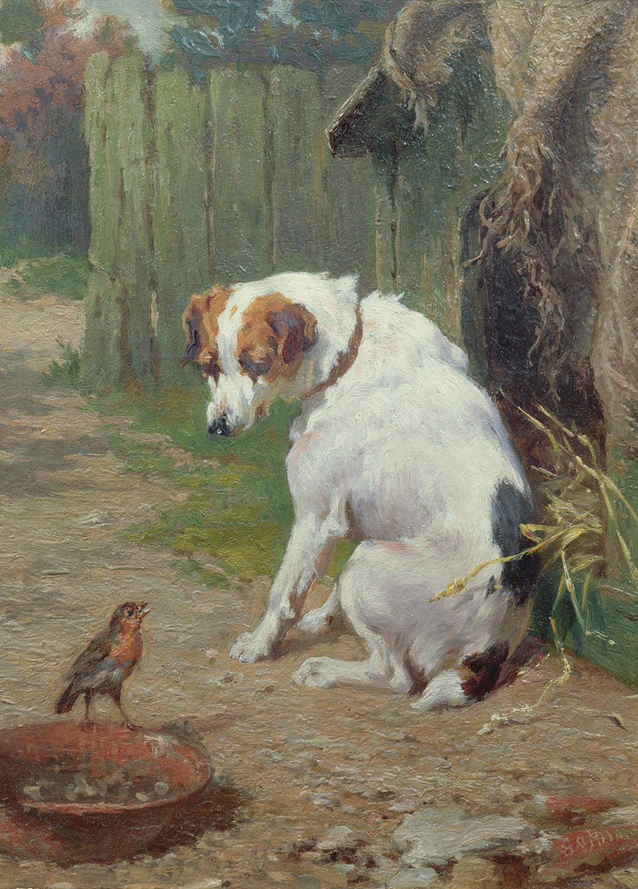 Ein willkommener Besucher von George Augustus Holmes
