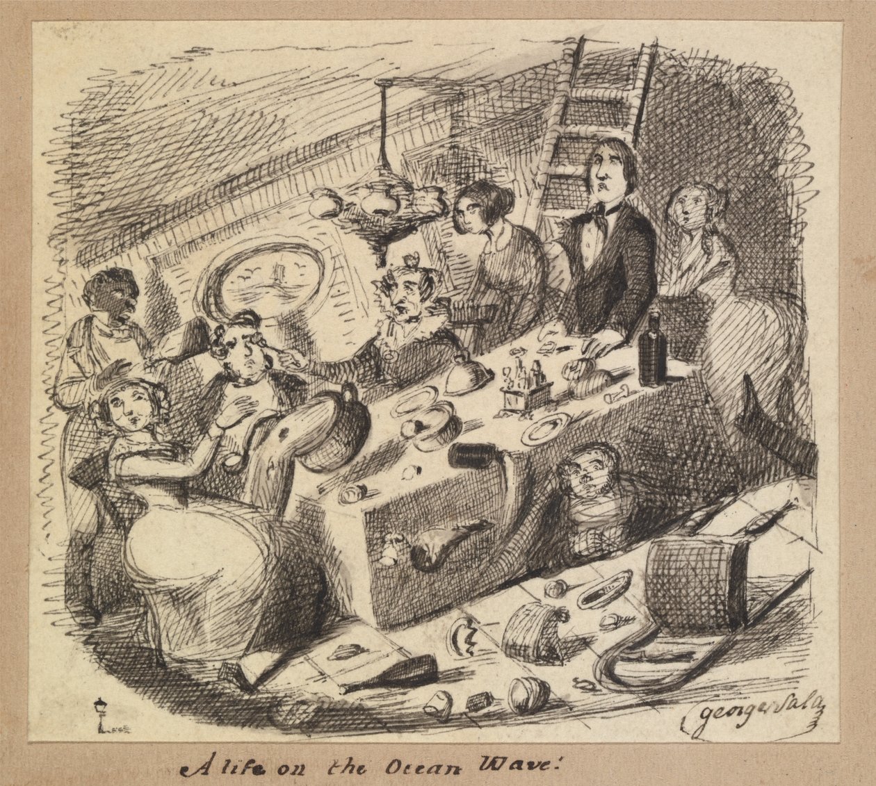 Ein Leben auf der Ozeanwelle von George Augustus Sala