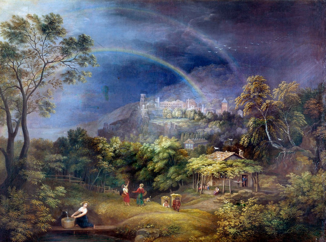 Schloss Heidelberg. von Augustus Wallis Kunstdruck