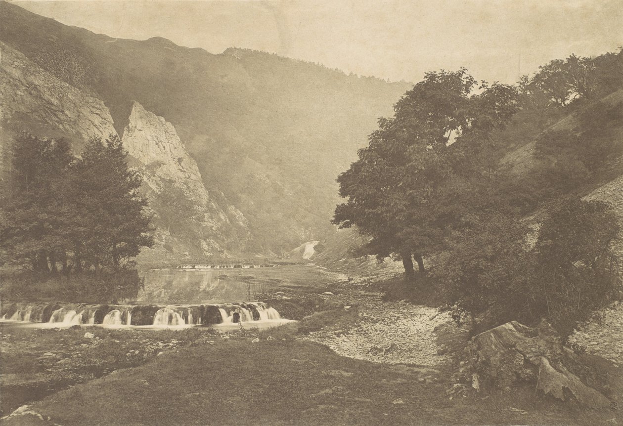 Eingang zu Dove Dale, Derbyshire, 1880er, gedruckt 1888 von George Bankart