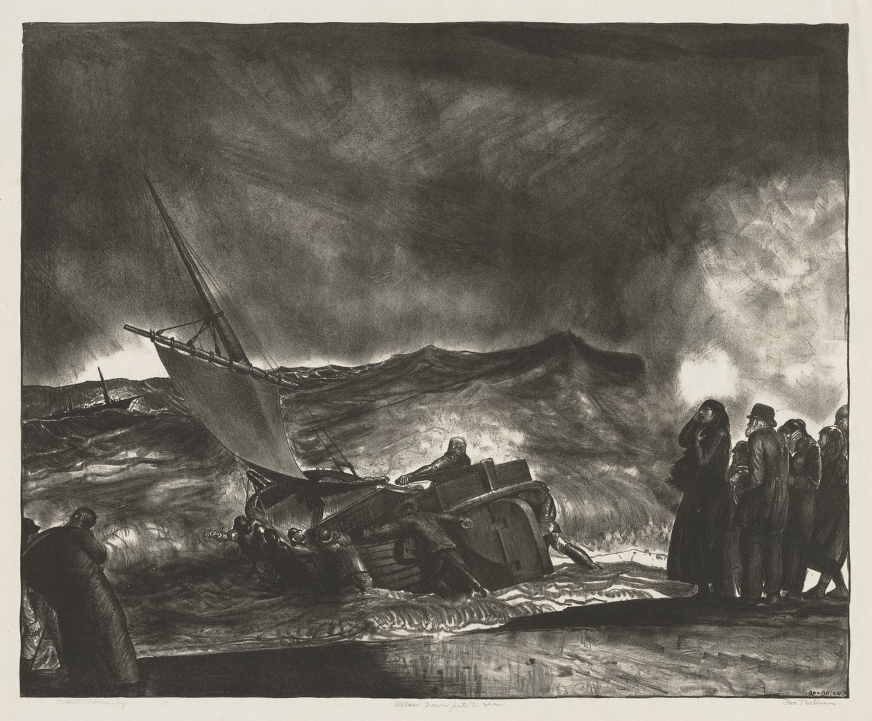Allan Donn sticht in See von George Bellows
